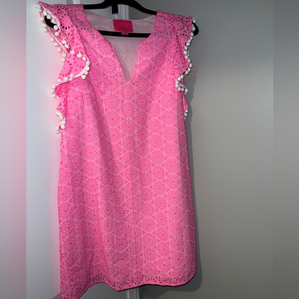 Lilly Pulitzer hot pink dress